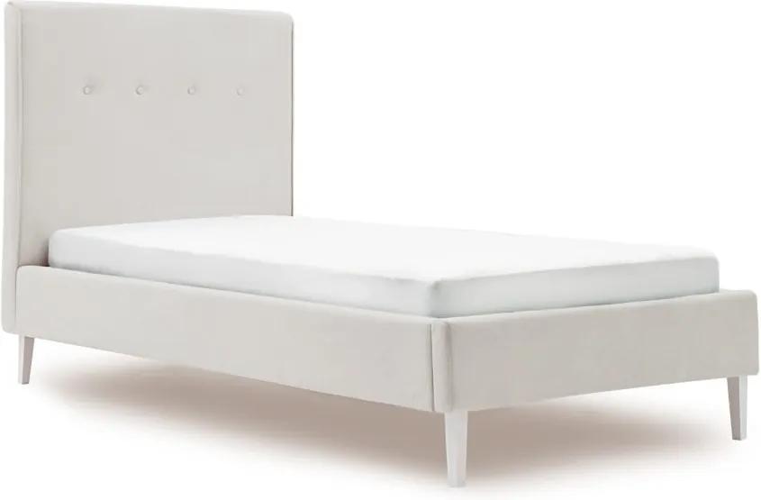 Detská sivá posteľ PumPim Mia, 200 × 90 xm