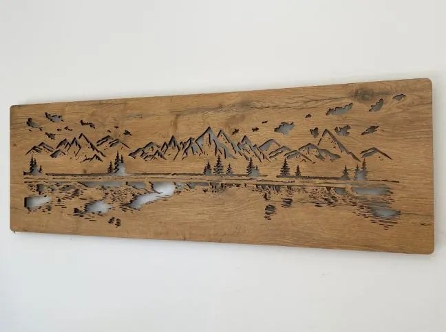 Svietiaci obraz Jazero na batériu