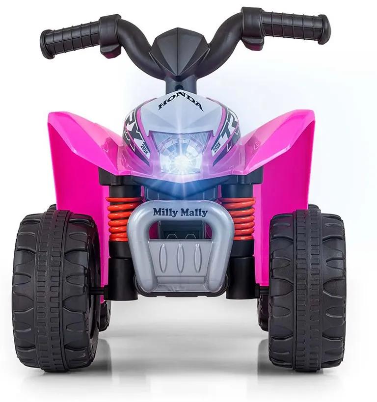 Elektrická štvorkolka Milly Mally Honda ATV ružová