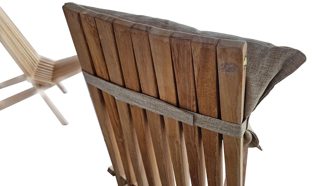 Deokork Záhradné relaxačné kreslo NIXON (teak)