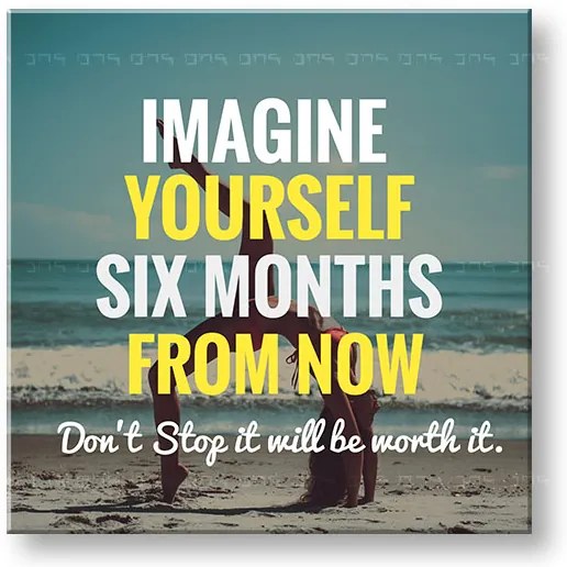 Motivačný obraz na stenu Imagine yourself | rôzne rozmery