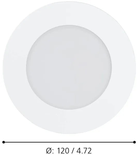 Eglo 900101 - LED Stmievateľné kúpeľňové svietidlo FUEVA-Z LED/5,4W/230V IP44