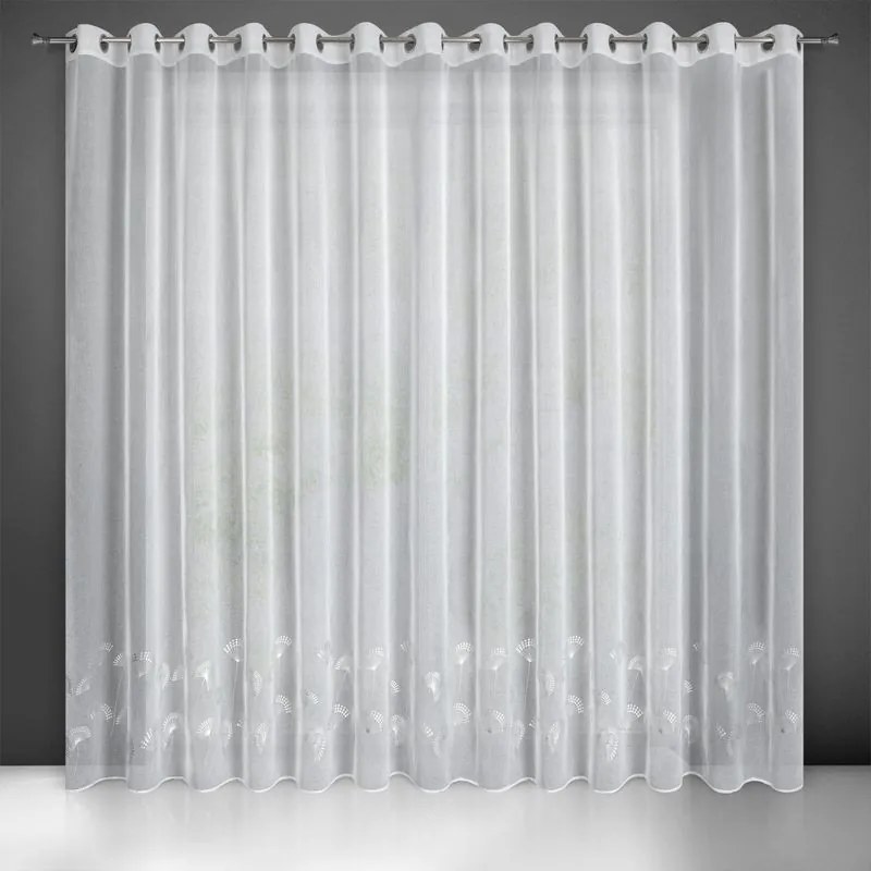 ZÁCLONA ARLES 300X250 CM BIELA