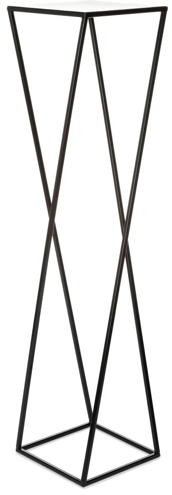 STOJAN NA KVETINÁČ LOFT2 100X24X24 CM ČIERNA
