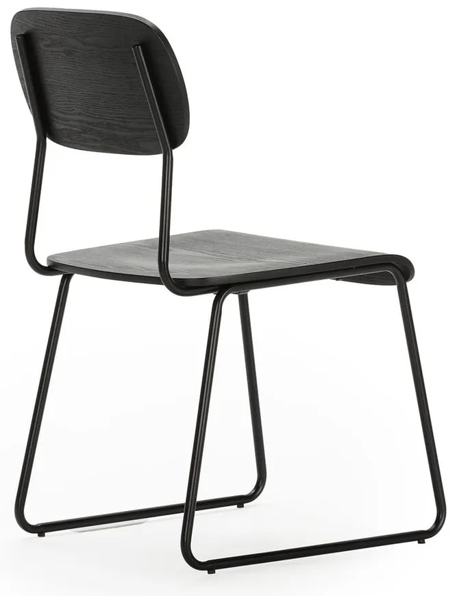 Čierne jedálenské stoličky v súprave 2 ks Aira – Marckeric