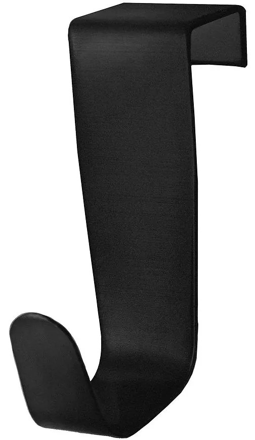 Vešiak trendy 1-hak 2 ks čierny 8284