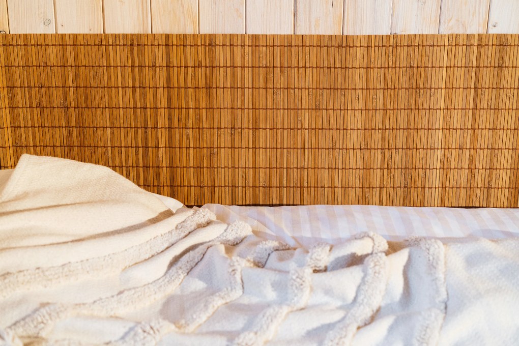Bambusová rohož za posteľ hnedá Šírka rohože: 70 cm, Dĺžka rohože: 300 cm