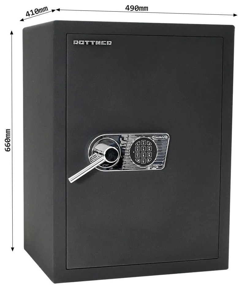 Nábytkový trezor TOSCANA 65 EL, 76 l