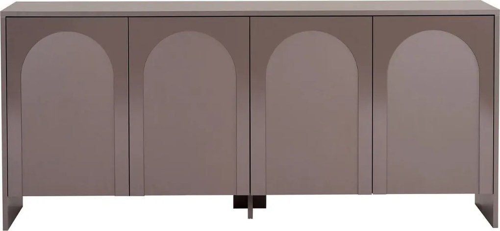 Dizajnová komoda Uchenna 180 cm mokka hnedá
