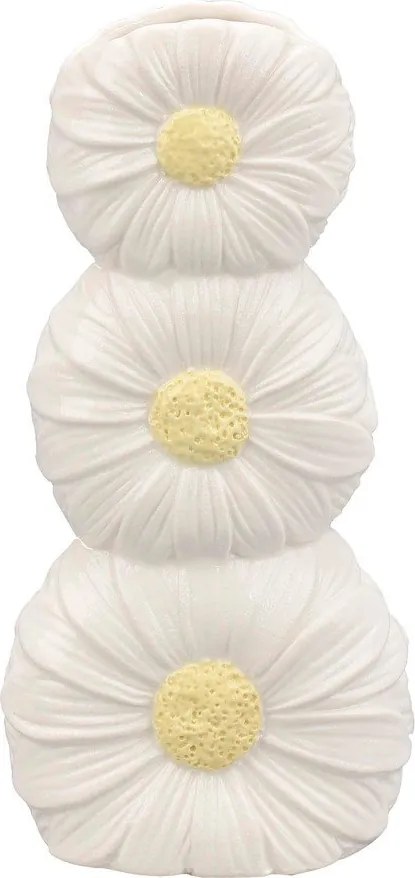 Krémovobiela keramická váza (výška 21 cm) Florysia – Yes Everyday