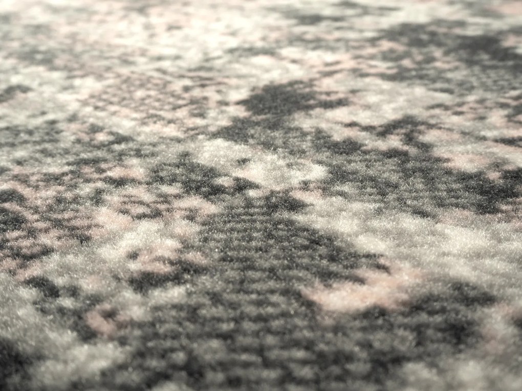 Kusový koberec Beton powder pink, 80x150, ružová, chodba / predsieň, Alfa Carpets