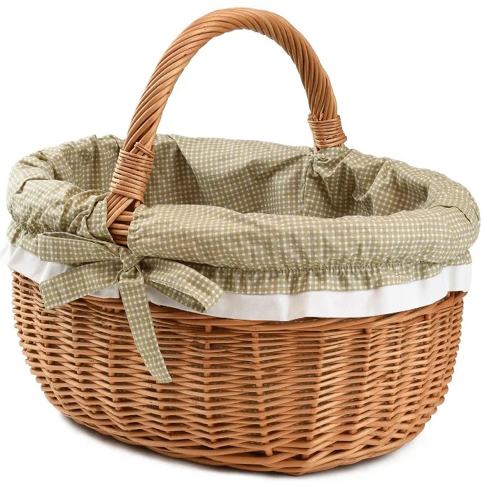 Nákupný kôš prútený Bondad I.š. 42 x hl. 34 x v. 23 / 36(cm)