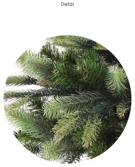 Adal Umelý vianočný stromček 60 cm, Penny Spruce s 2D a 3D ihličím v jutovom obale