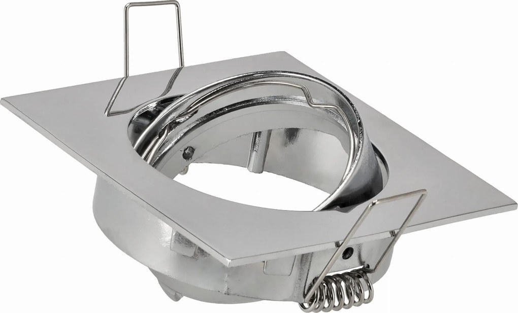 BERGE Halogénové pohyblivé svietidlo štvorcové chróm