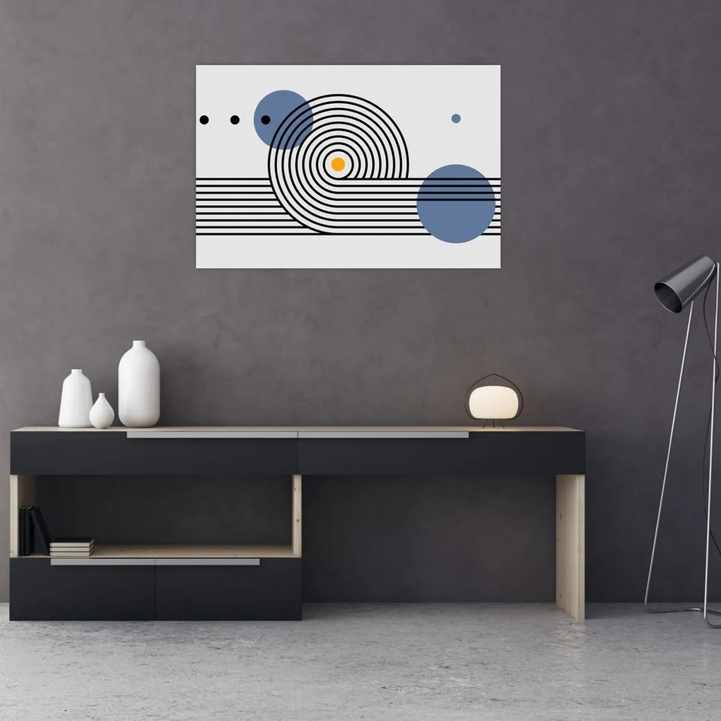 Obraz - Minimalistická abstrakcia N⁰1 (90x60 cm)