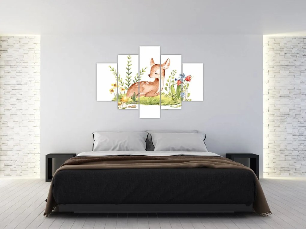 Obraz - Malý srnček (150x105 cm)