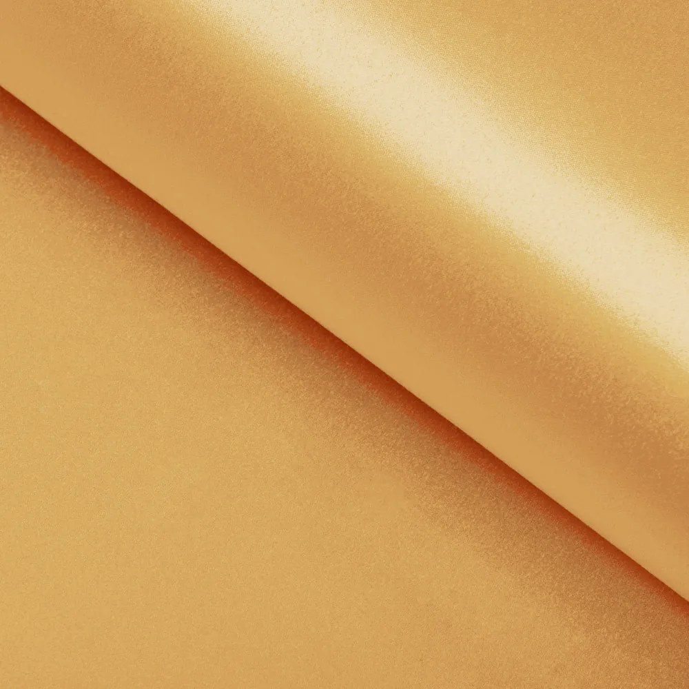 Biante Saténový oválny obrus polyesterový Satén LUX-029 Zlatý 140x180 cm