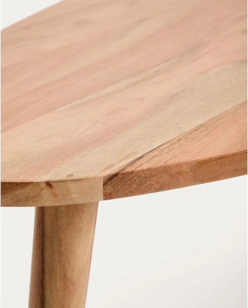 Konferenčný stolík z masívu akácie v prírodnej farbe 60x110,5 cm Duvani – Kave Home
