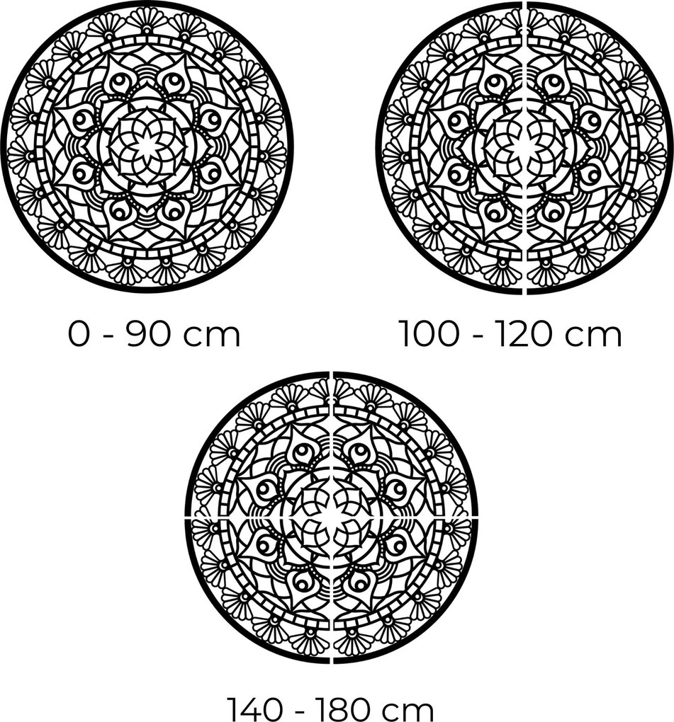 SENTOP | Drevená mandala harmónie – Elegantná dekorácia na stenu I SENTOP HDF0176