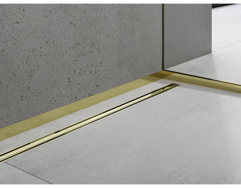 Mexen Line-B lišta 130 cm, zlatá lesklá, 185003130U