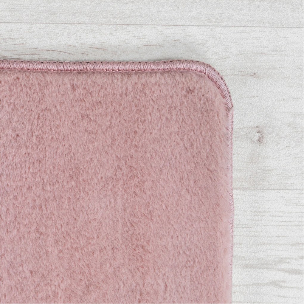 Ayyildiz, Koberec behúň Joy 1400 rose, 80x250, ružová, chodba / predsieň