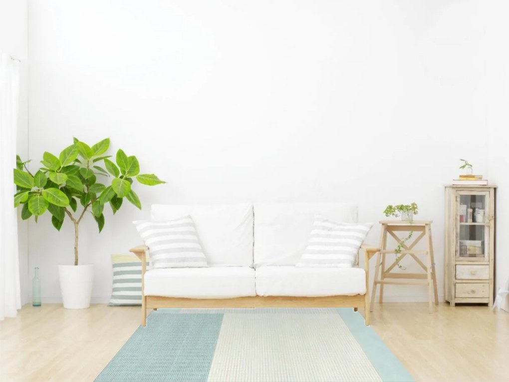 Osta, Kusový koberec Flux 46109 / AE500, 60x120, modrá, kancelária