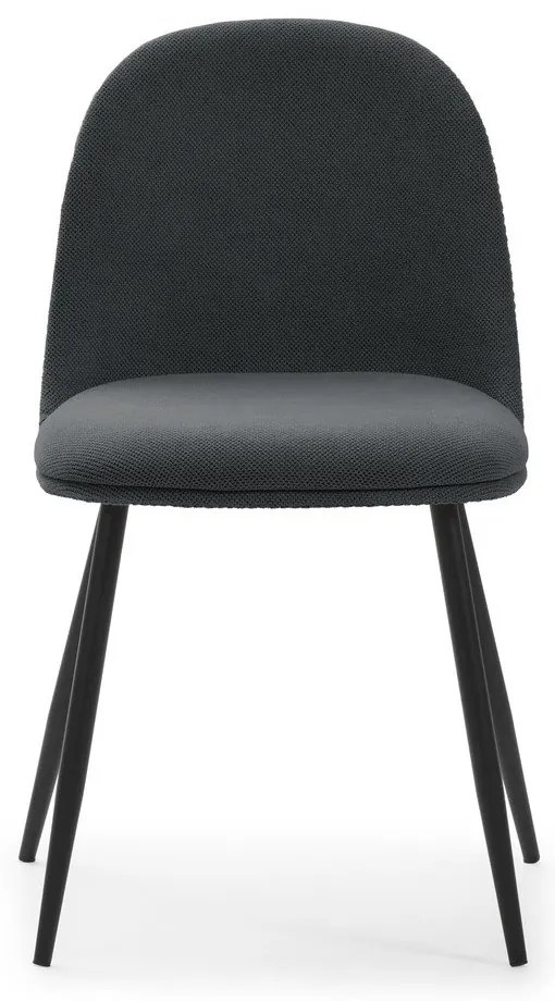 Tmavosivé jedálenské stoličky v súprave 4 ks Malila – Marckeric