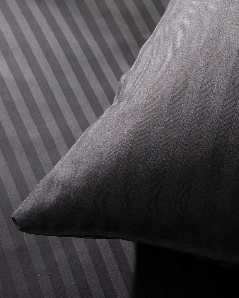 Posteľná súprava zo žakárového saténu Midnight Shadow 220x200 cm