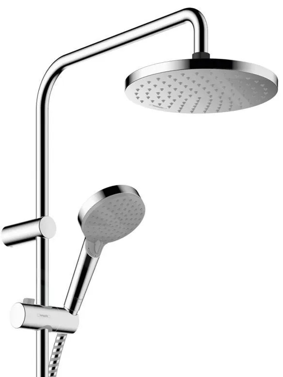 Hansgrohe Vernis Blend, sprchový set Showerpipe 200 Reno, EcoSmart, chrómová, HAN-26099000