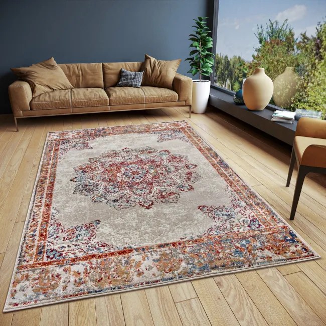 Koberec Hanse Home Luxor Maderno krémový / viacfarebný