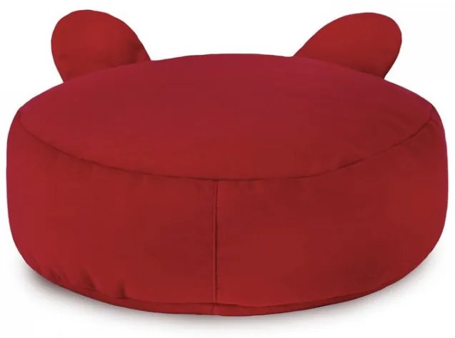 Plyšová podnožka TEDDY červená