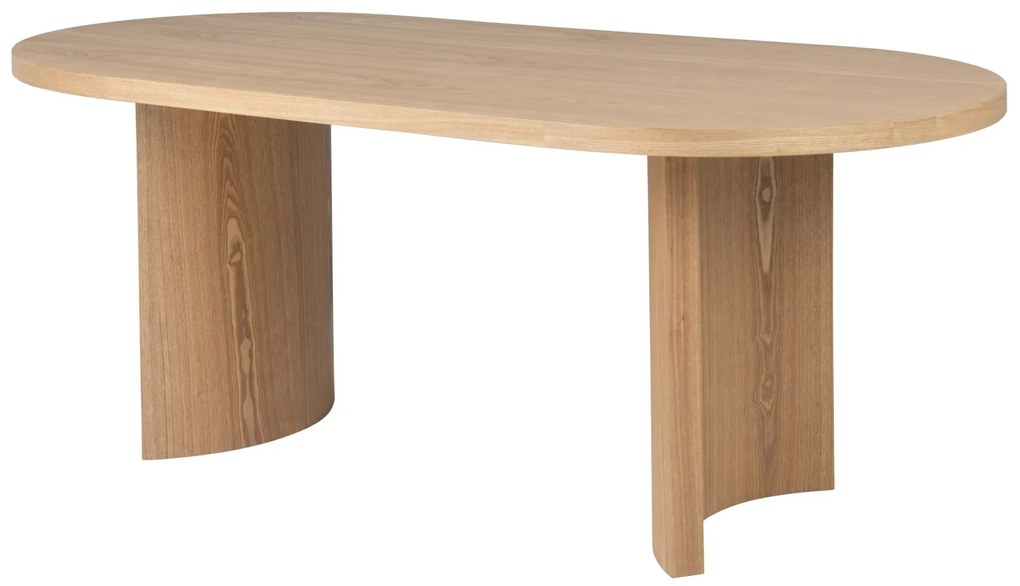 Oválný jídelní stůl Portofino 180 cm jasan