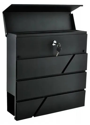 Poštovná schránka 36,7x37 cm antracit