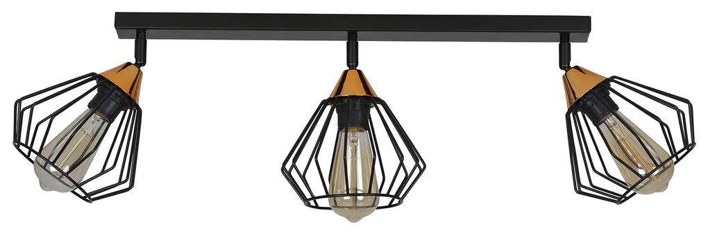 VESTA 3A | moderná stropná lampa Farba: Čierna