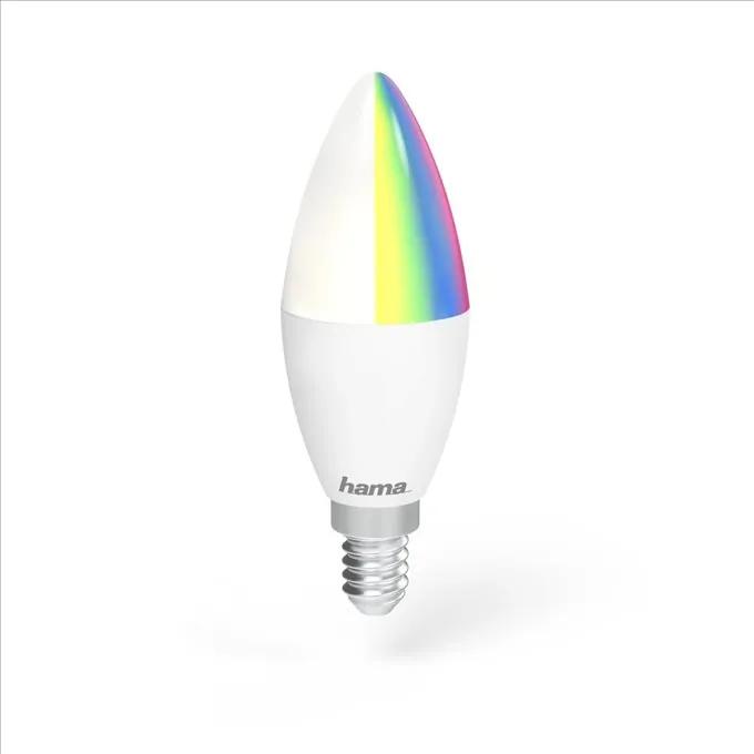 Hama Žiarovka WiFi LED E14 4,5 W, RGB, stmievateľná 176549