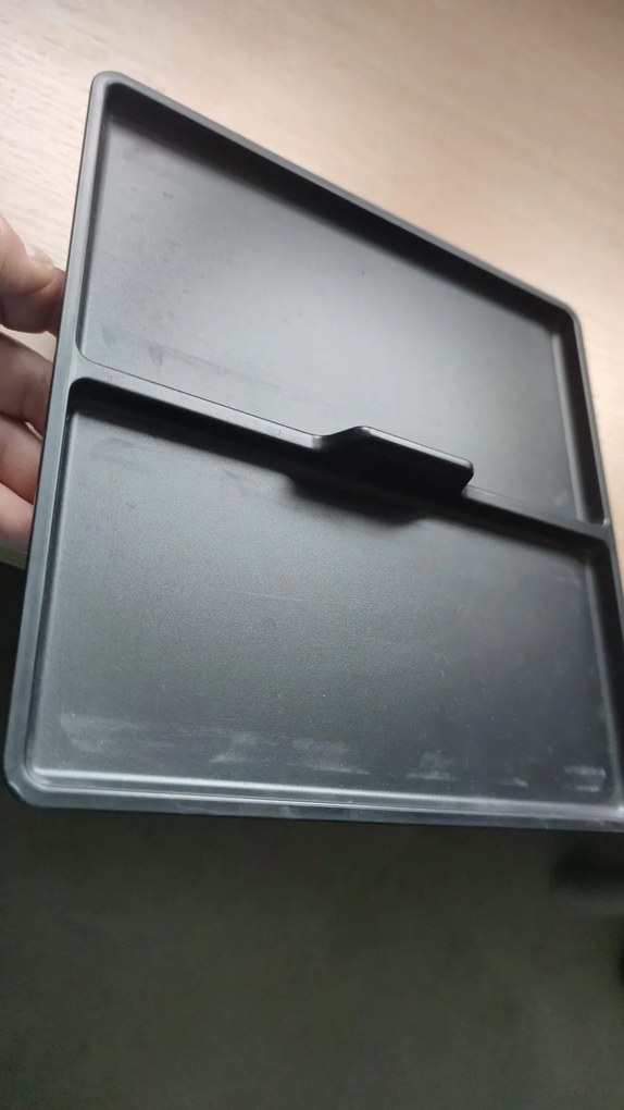 Goodhome 2. akosť - Sada úložných boxov do zásuvky s vekami, kúpeľňový organizér 5v1, KOROS BLACK - čierny