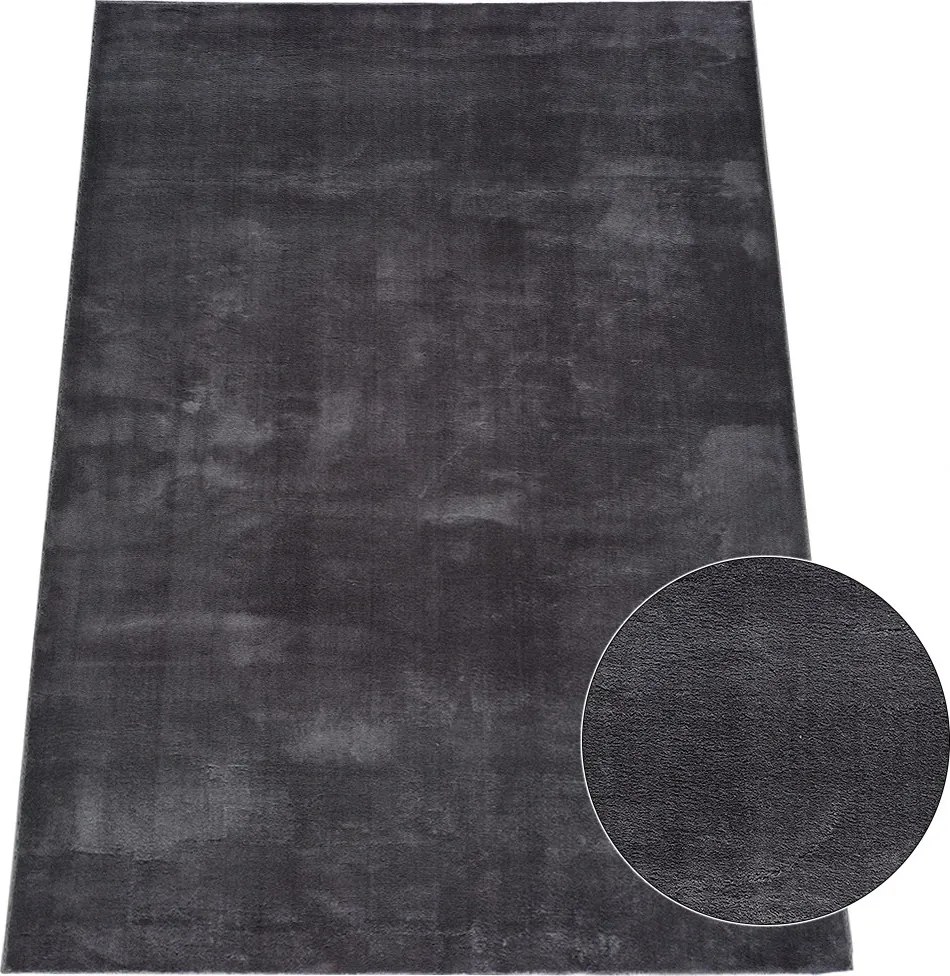 BE Koberec Modern 3795 DARK GREY – sivý obdĺžnikový Rozmer: 120x170 cm