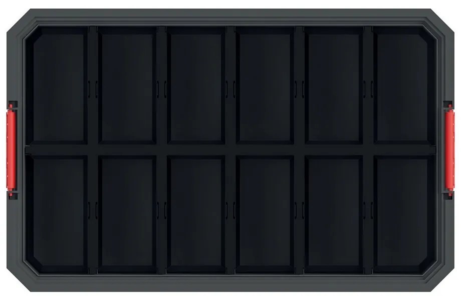 Prepravný box C, 52 × 32,7 × 12,5 cm, čierna