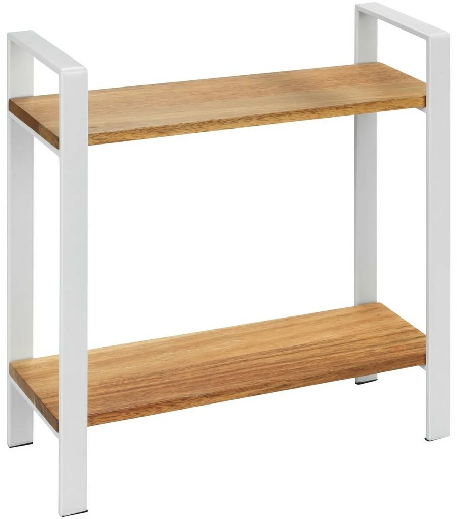 Wenko Kuchynská polica z akácie Louisa, 2 poschodia, 32 × 11 × 33 cm