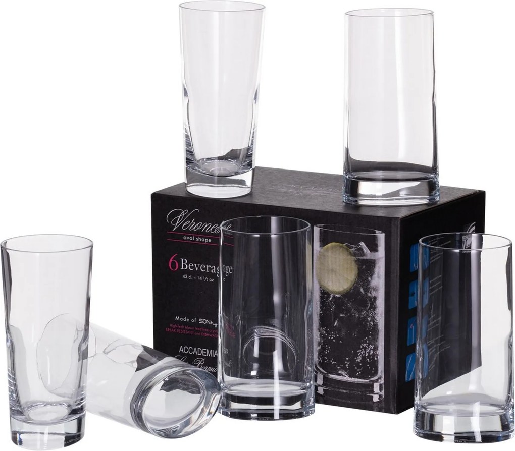 Poháre Arieen – 6 ks, 430 ml