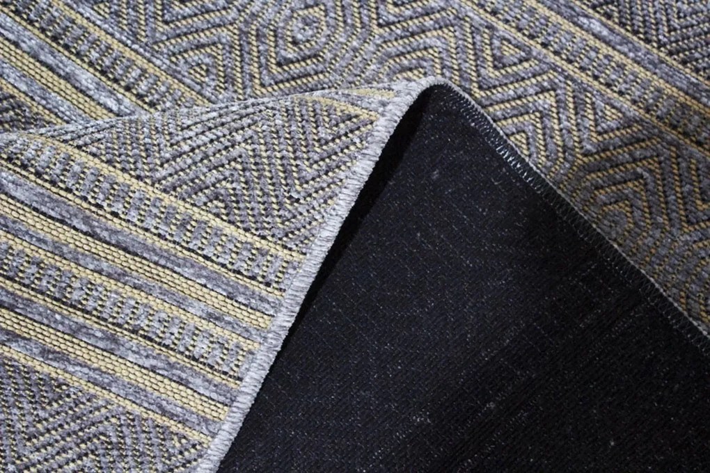 BE Koberec Saran G001 GREY – sivý obdĺžnikový Rozmer: 60x100 cm