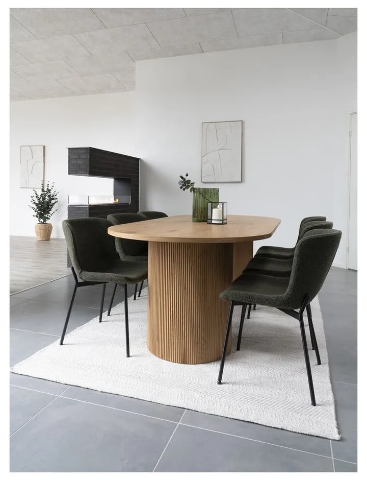 Jedálenský stôl v dekore topoľa 100x210 cm Boavista – House Nordic