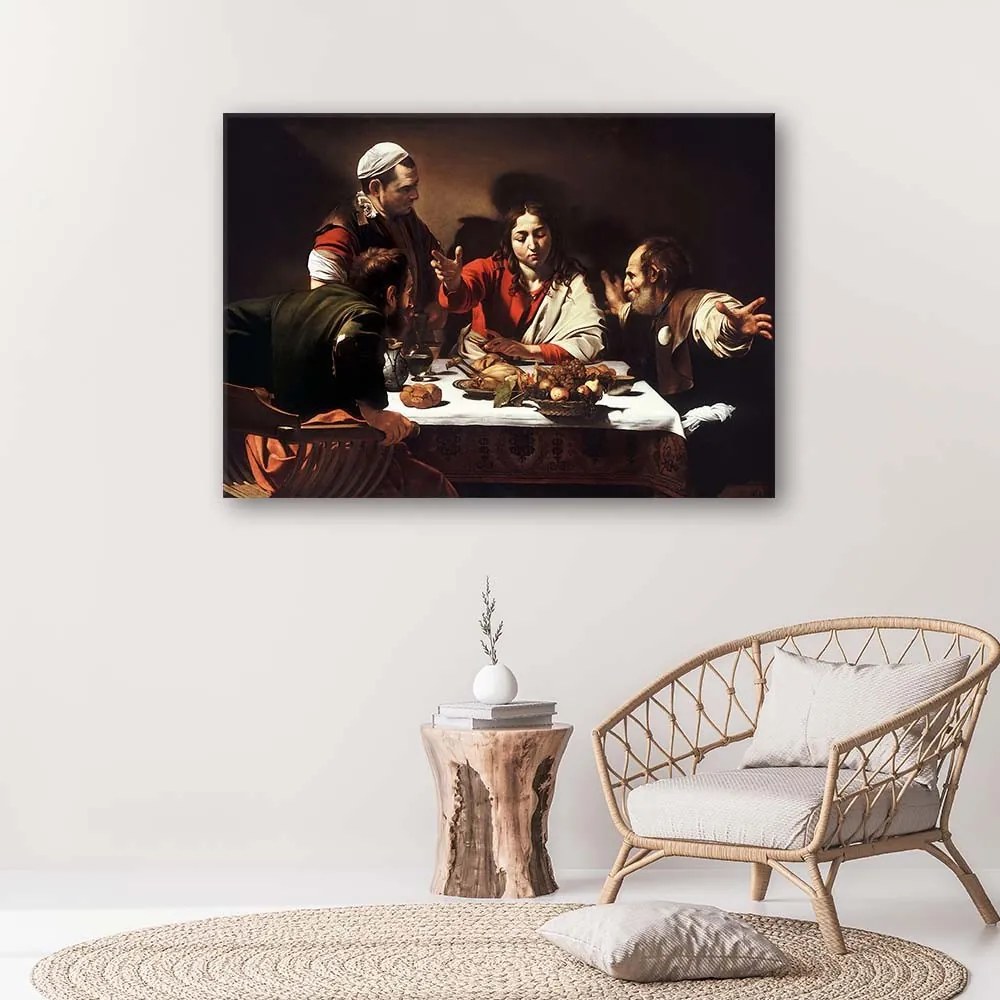 Gario Obraz na plátne Večera v Emmaus - Michelangelo Merisi da Caravaggio, reprodukcia Rozmery: 60 x 40 cm