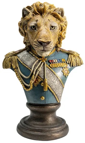 Sir Lion dekorácia 29 cm hnedá