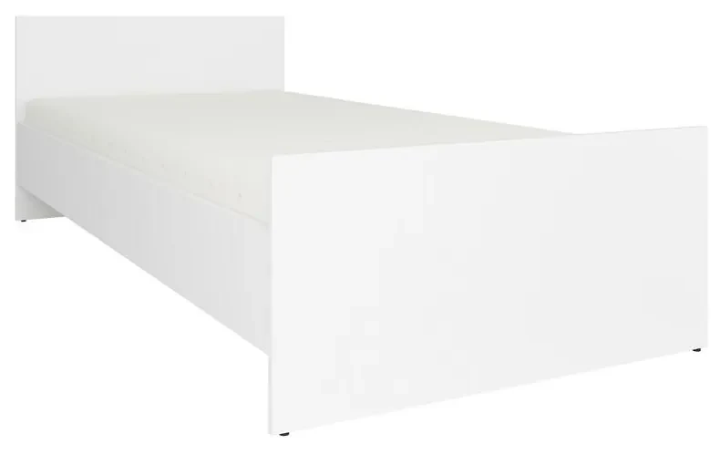 Jednolôžková posteľ 90 cm BRW Nepo Plus 11 (biela) . Vlastná spoľahlivá doprava až k Vám domov. 1098319