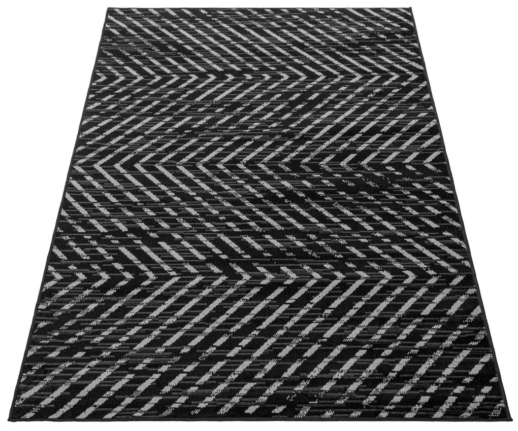 Ayyildiz Kusový koberec BASE 2810, Čierna Rozmer koberca: 120 x 170 cm