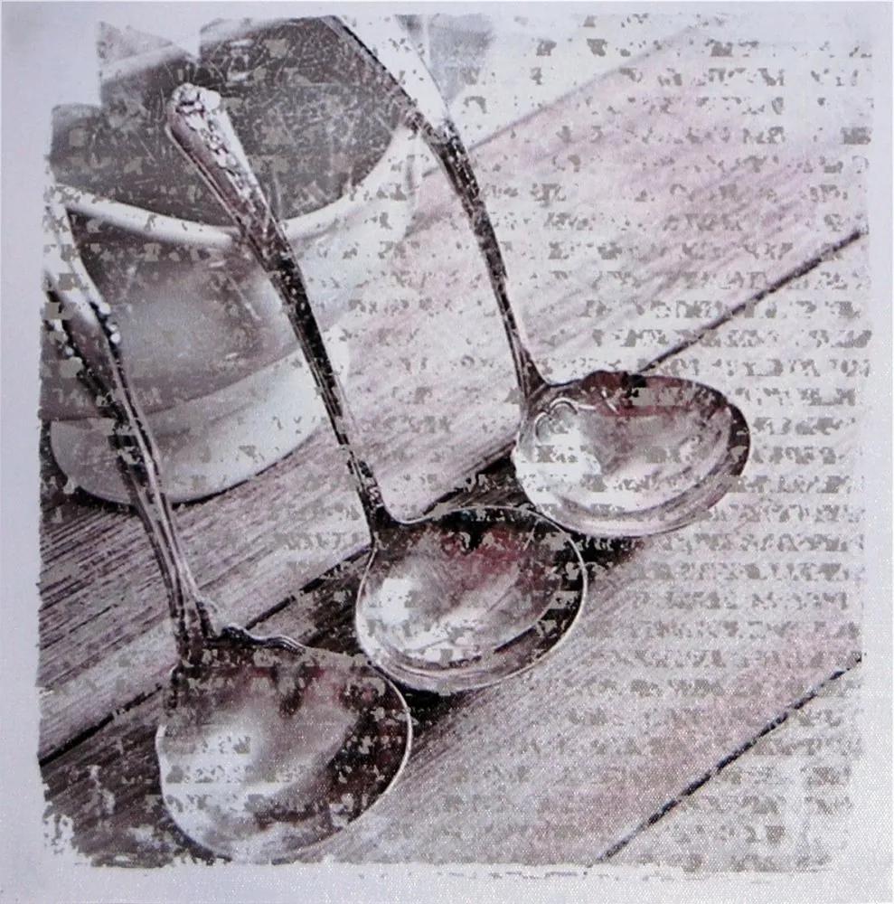 Falc Obraz na plátne - Cutlery 1, 28x28 cm