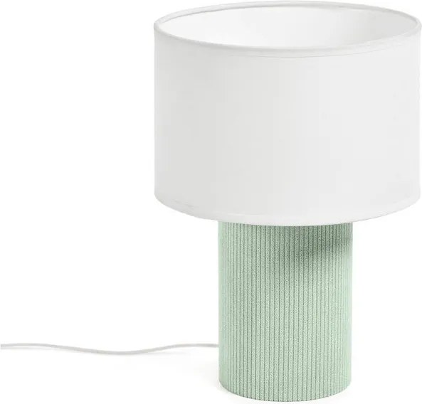 Biela/tyrkysovomodrá detská lampička Bianella – Kave Home