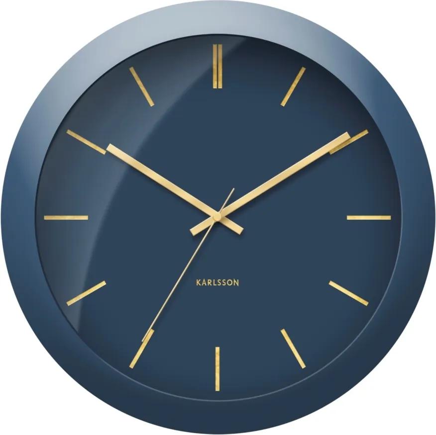Designové nástěnné hodiny 5840BL Karlsson 40cm