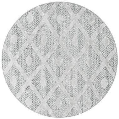 Ayyildiz koberce Kusový koberec Pisa 4707 Grey kruh - 120x120 (priemer) kruh cm